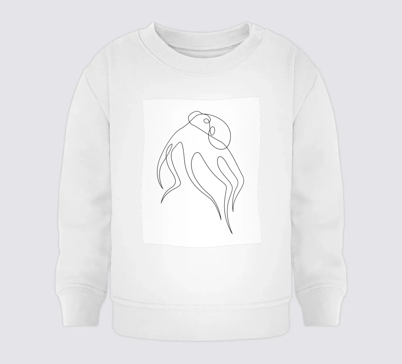 Octo Line felpa neonato da Addillum