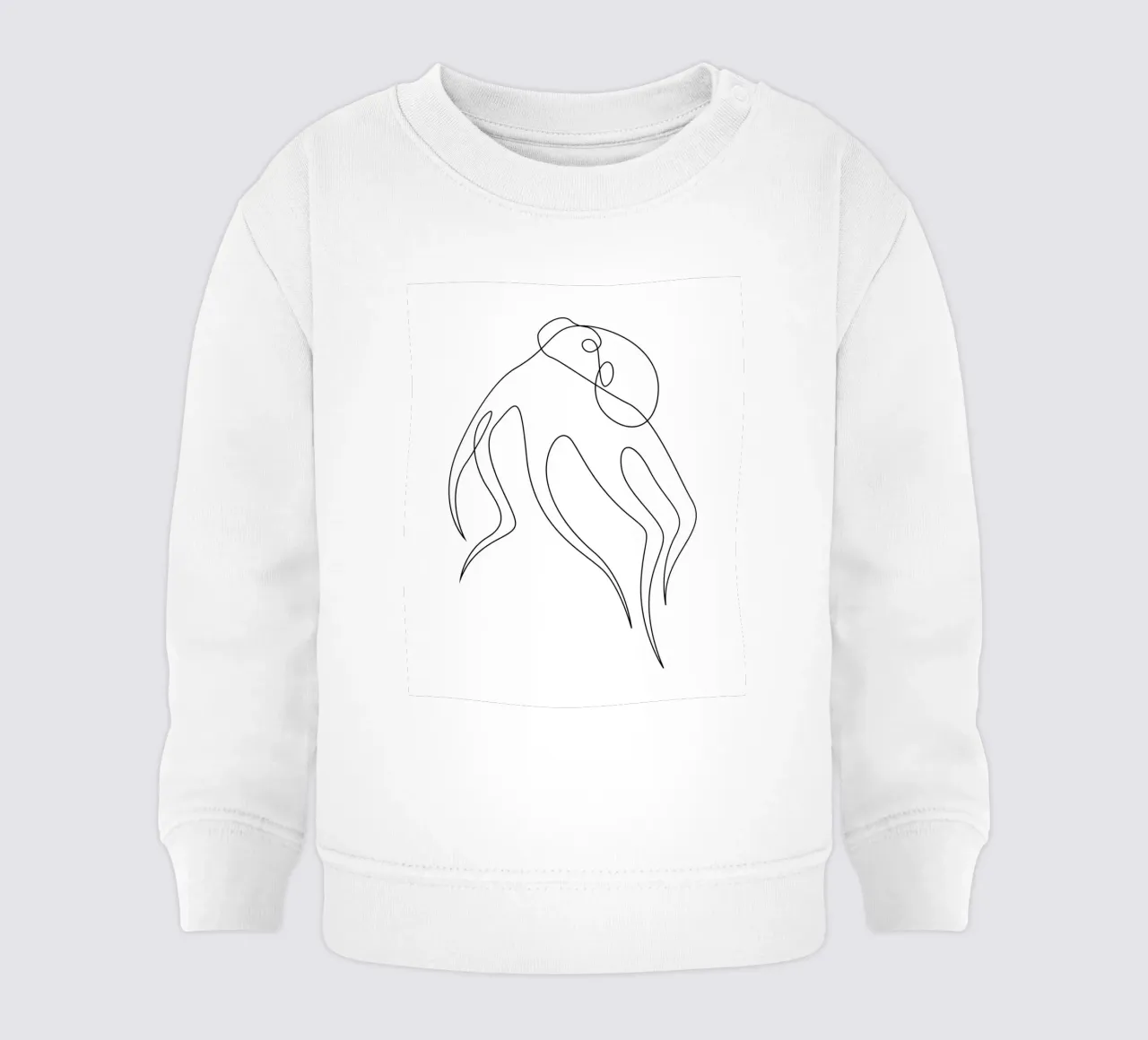 Octo Line felpa neonato da Addillum