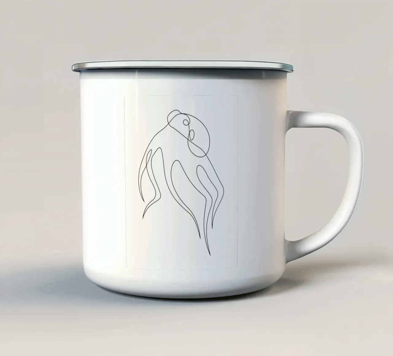 Octo Line tazza in smalto da Addillum