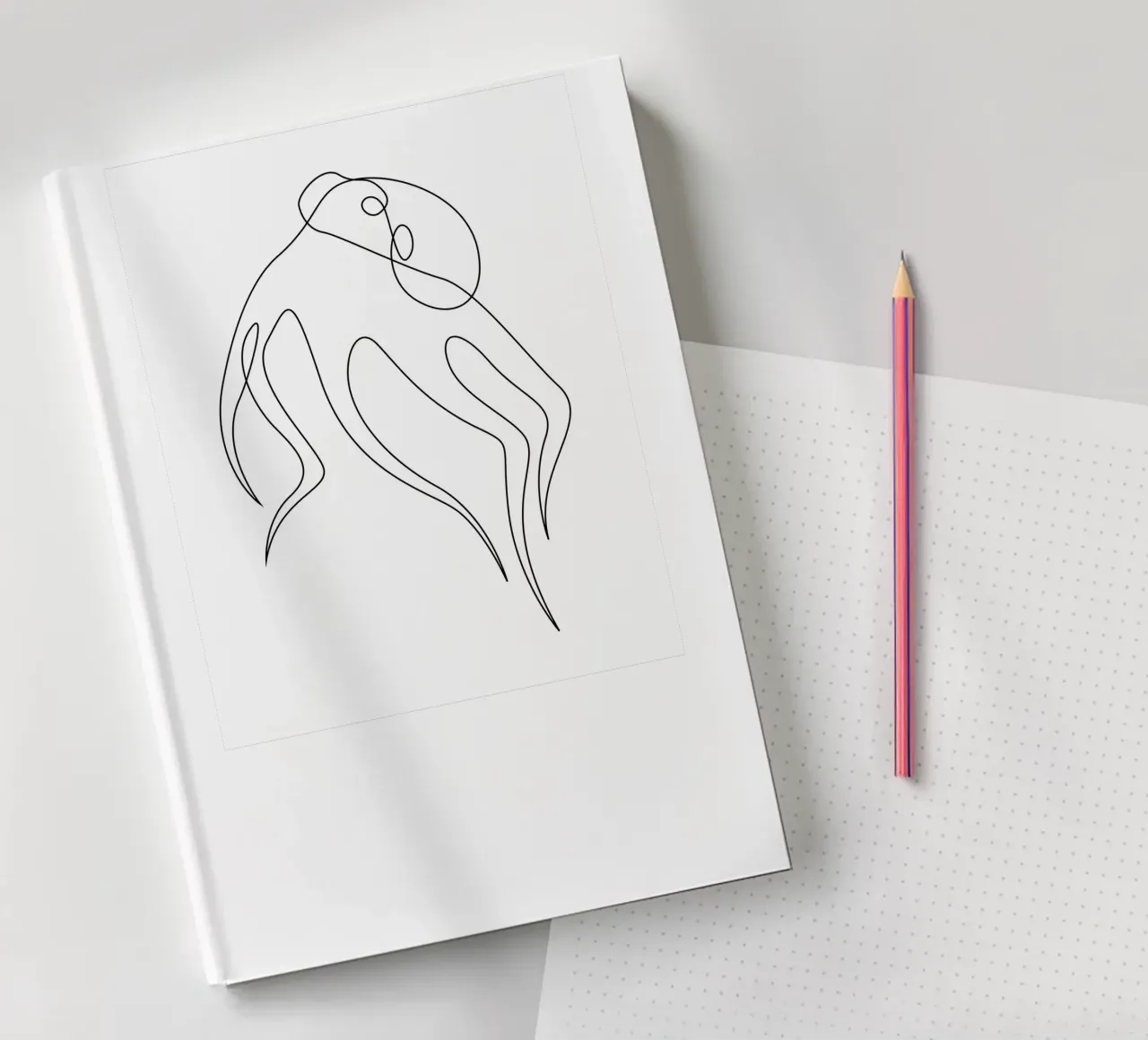 Octo Line notebook by Addillum