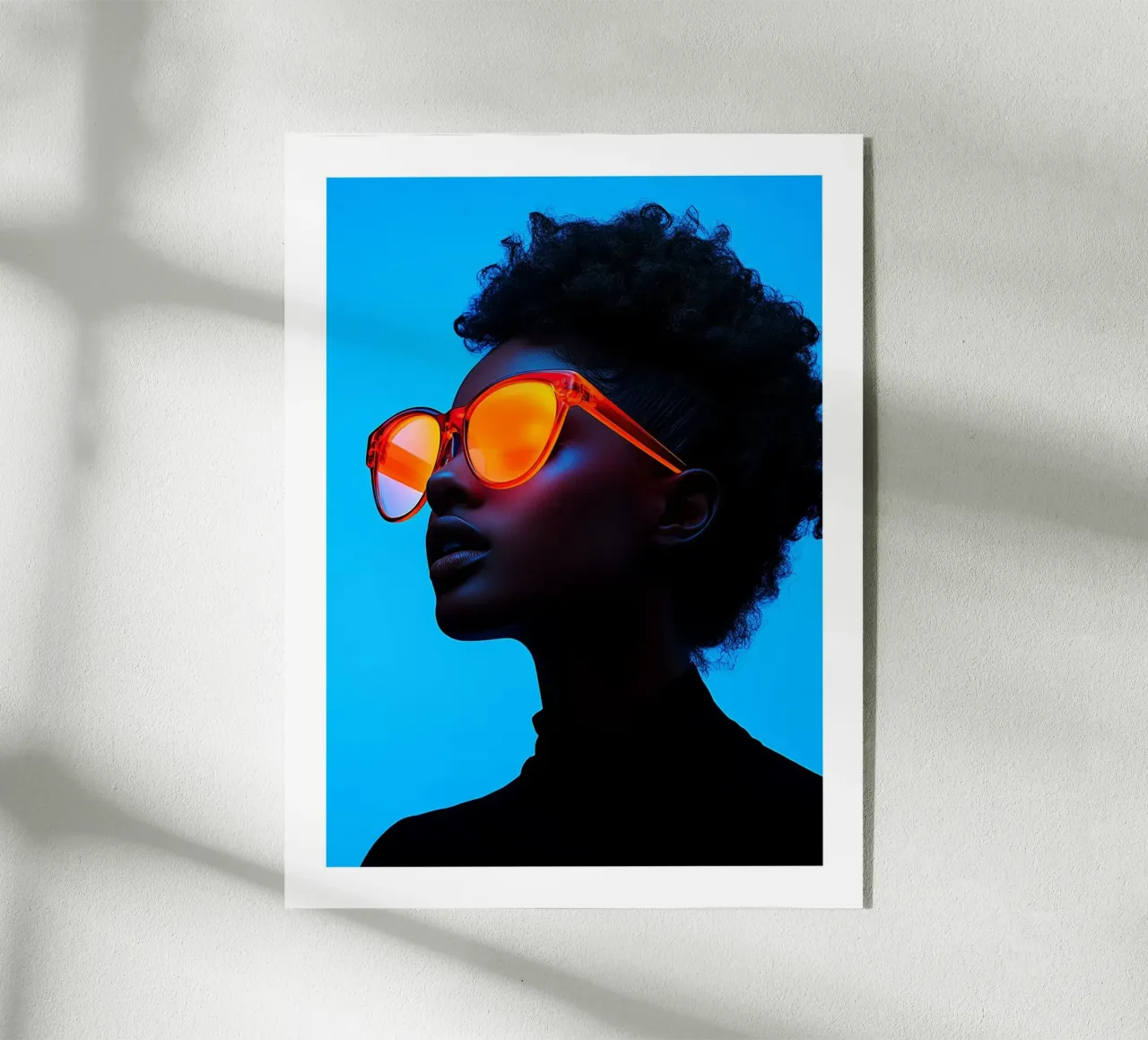 Neon glow acrylic glass by Glitch & Glam