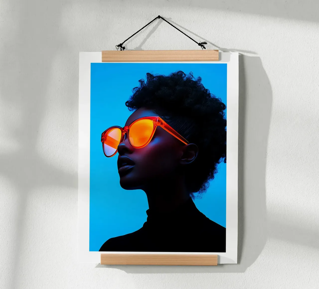 Bagliore al neon carta hahnemühle da Glitch & Glam
