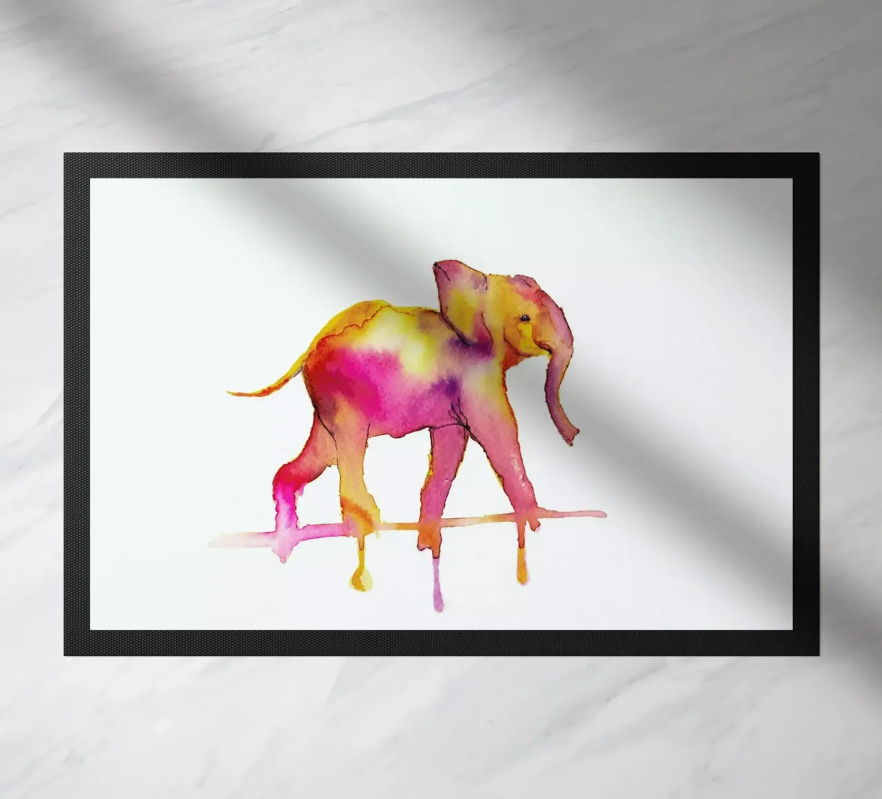 Elephant Fußmatte von Larissa van der Laan