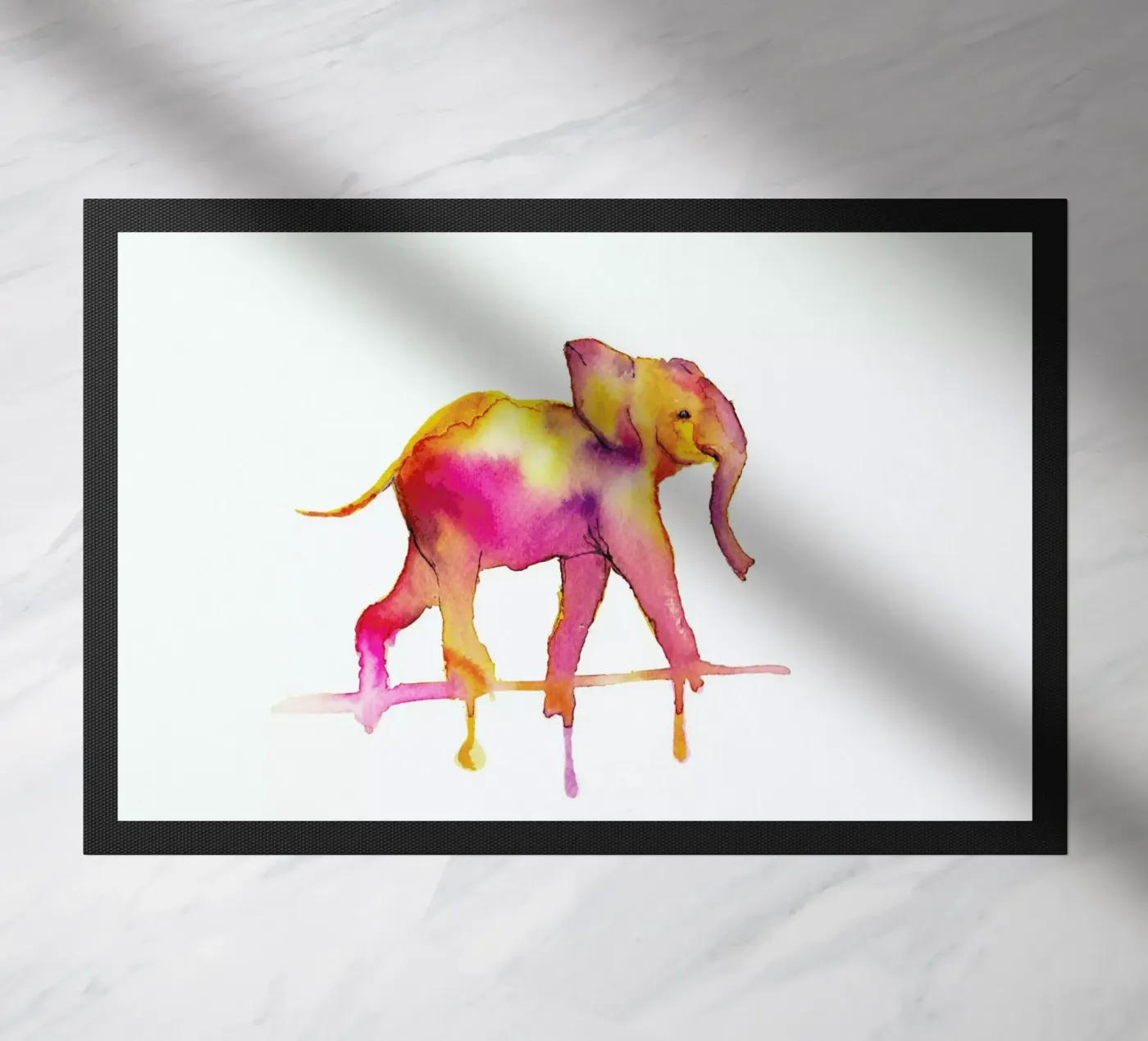 Elephant doormat by Larissa van der Laan