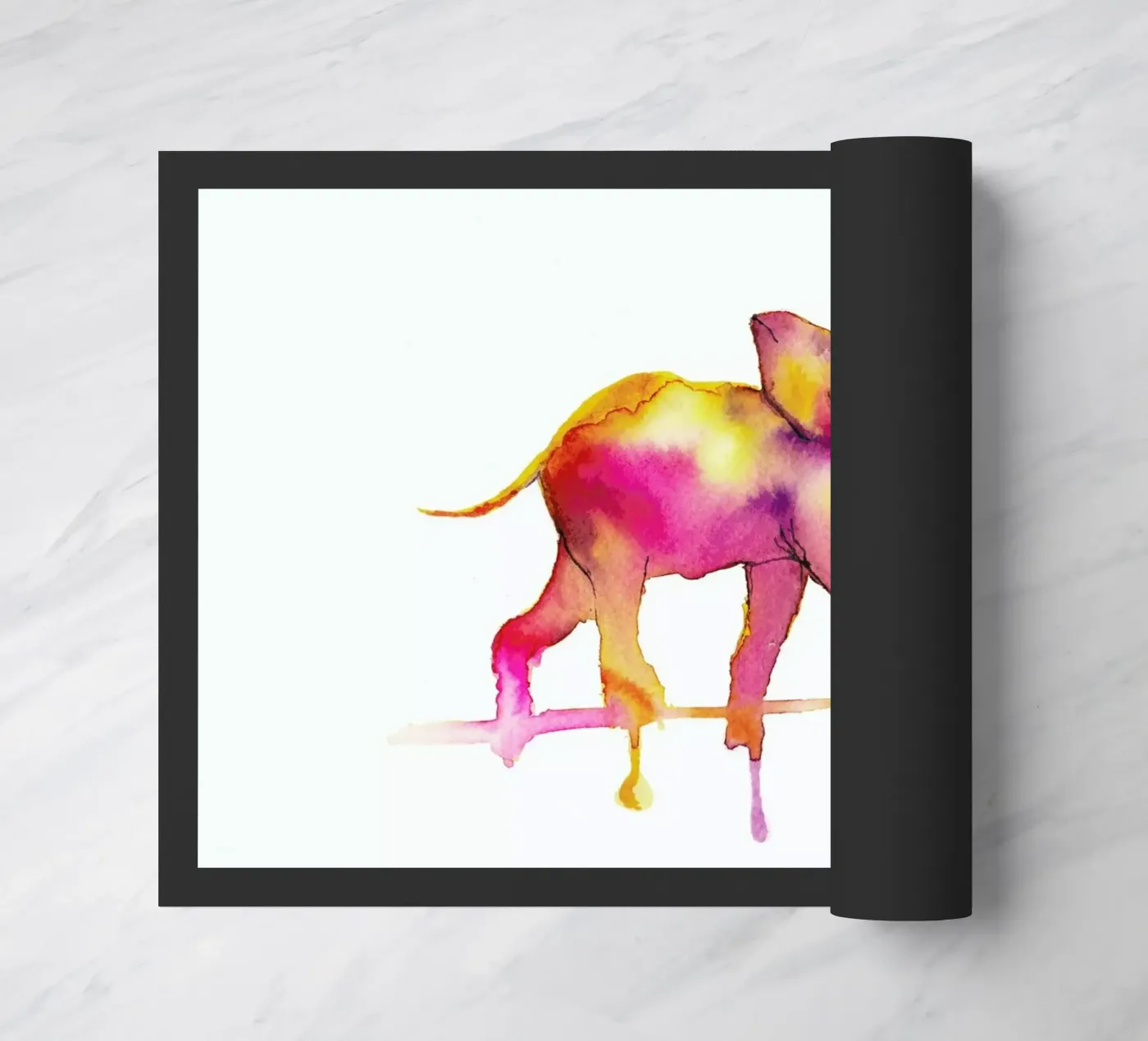 Elephant doormat by Larissa van der Laan