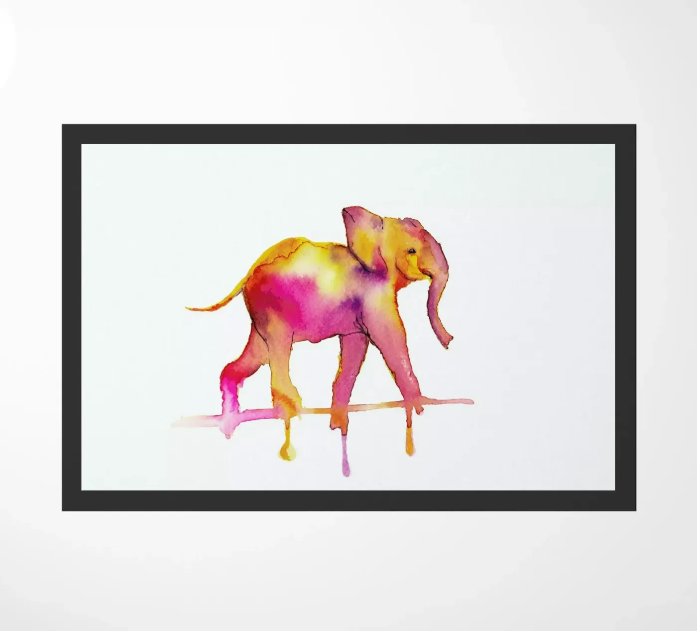 Elephant doormat by Larissa van der Laan