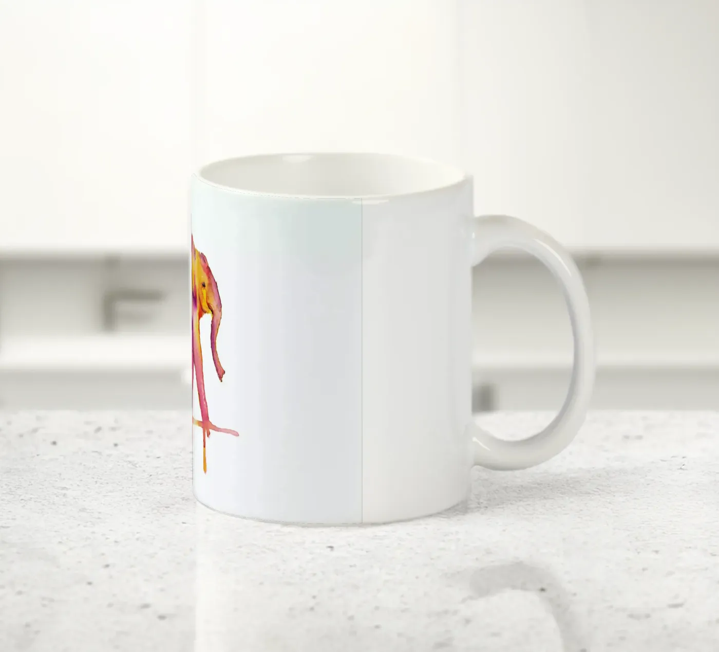 Elephant ceramic mug by Larissa van der Laan