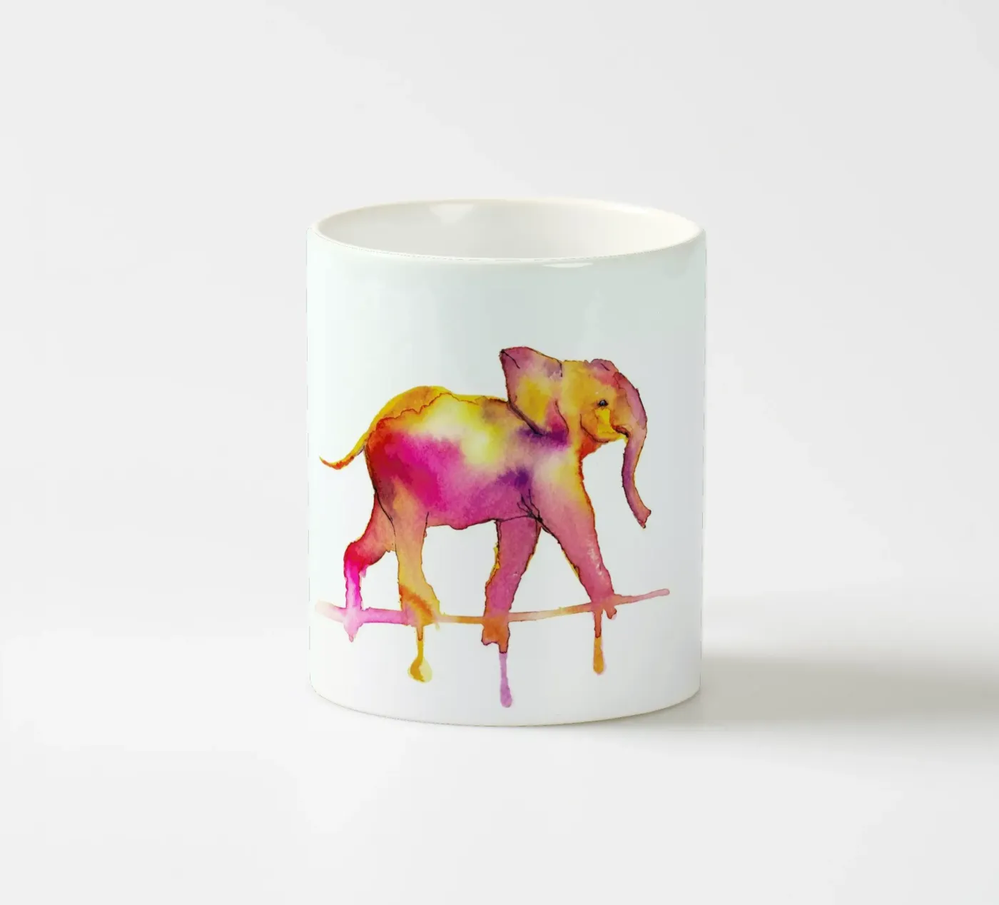 Elephant ceramic mug by Larissa van der Laan