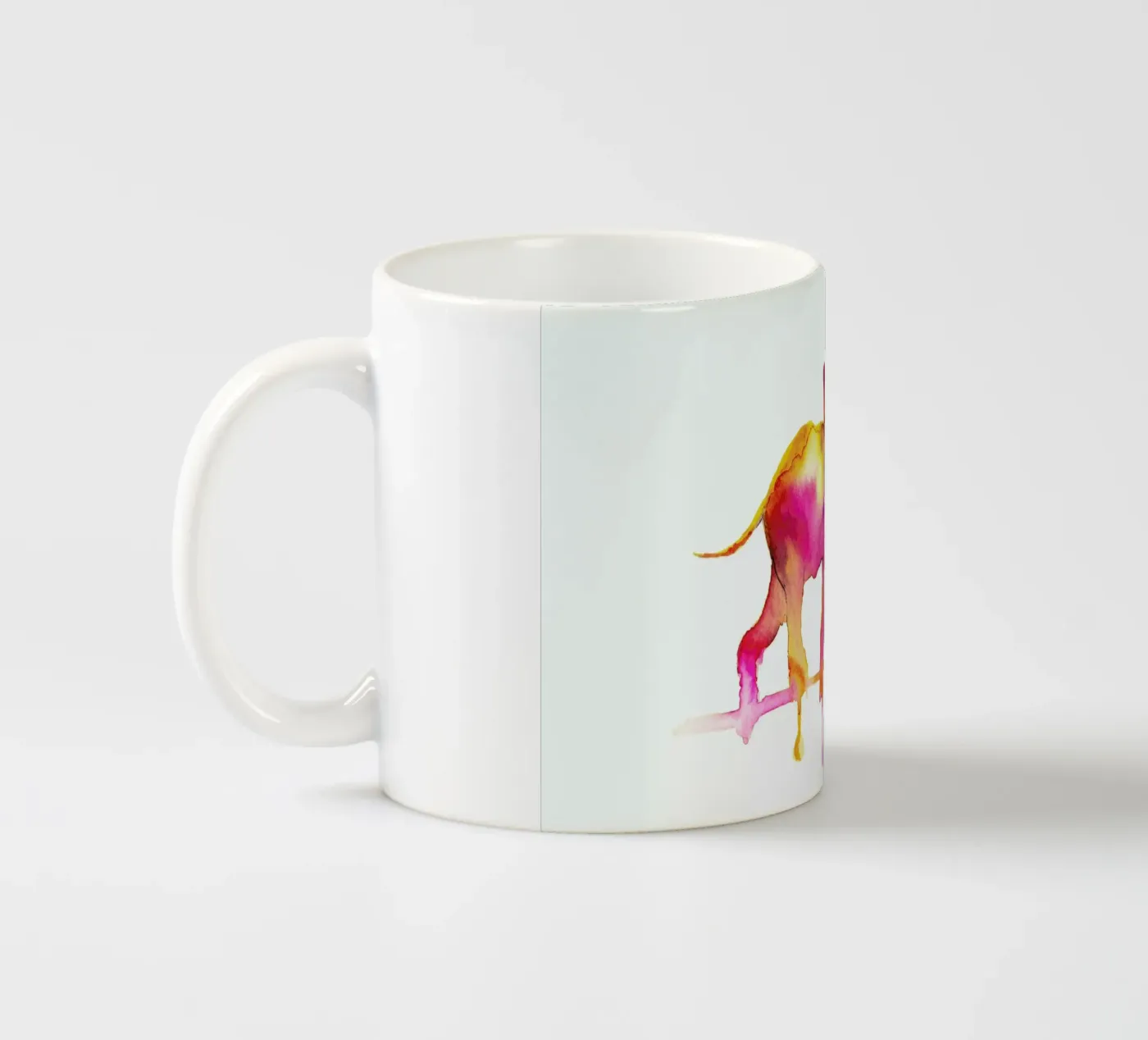 Elephant ceramic mug by Larissa van der Laan