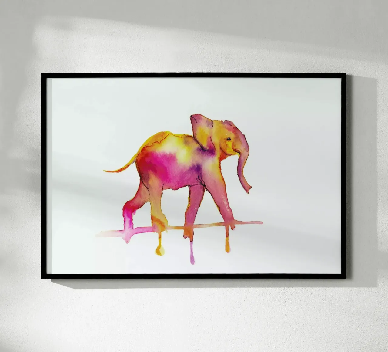 Elephant hahnemühle by Larissa van der Laan