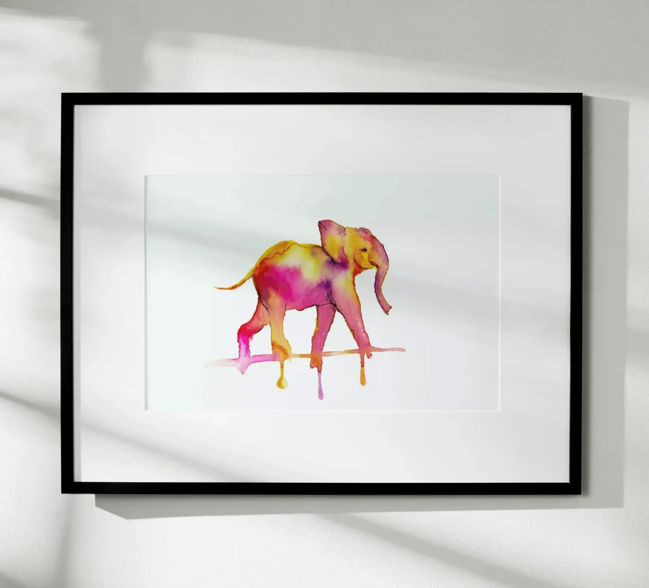 Elephant hahnemühle by Larissa van der Laan