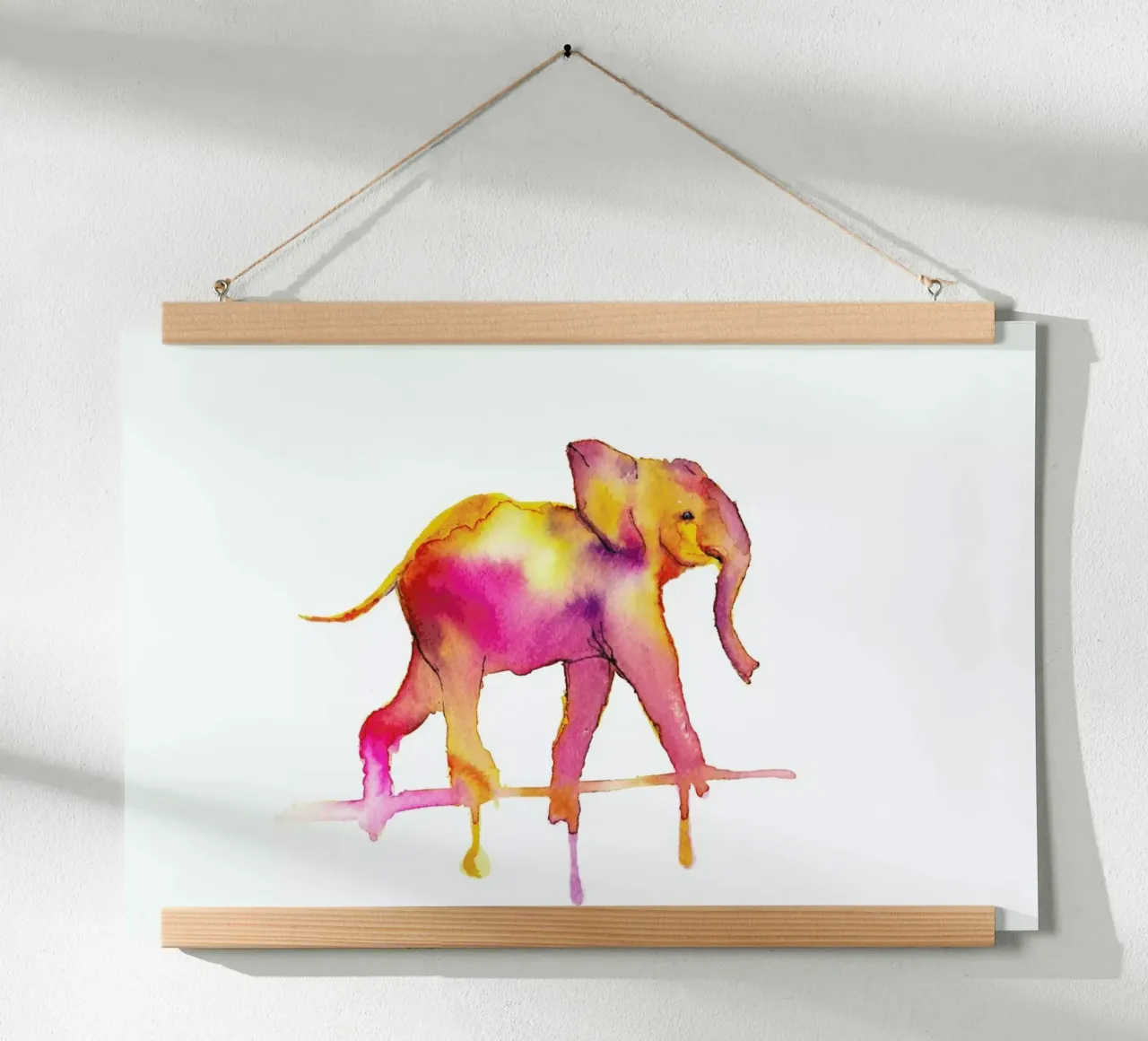 Elephant hahnemühle by Larissa van der Laan