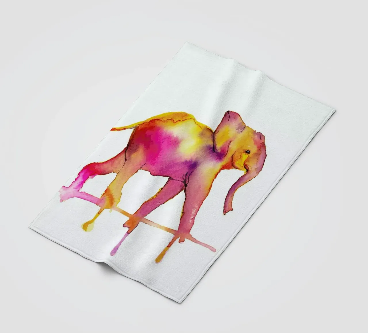 Elephant Fleecedecke von Larissa van der Laan