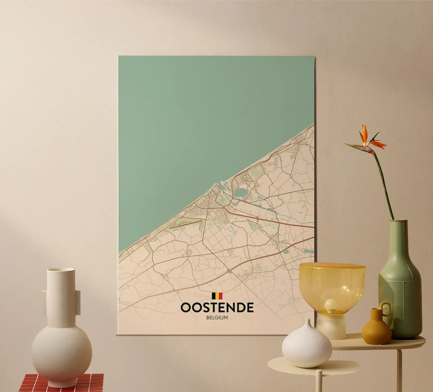 Ostend BE poster by Jacob W MICKELSON