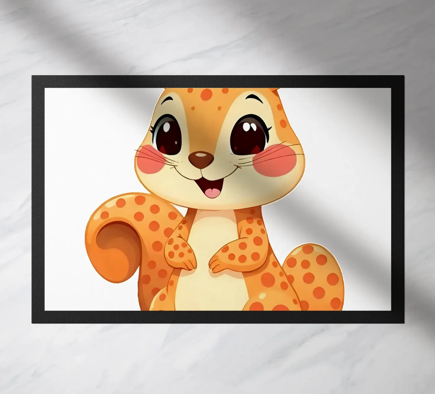 Eekhoorn_1 deurmat van Tierisch bunt by LK