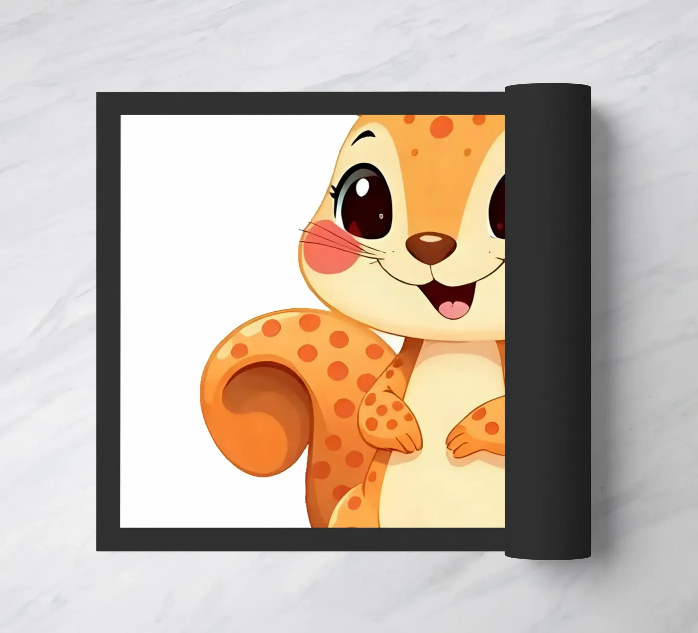 Eekhoorn_1 deurmat van Tierisch bunt by LK