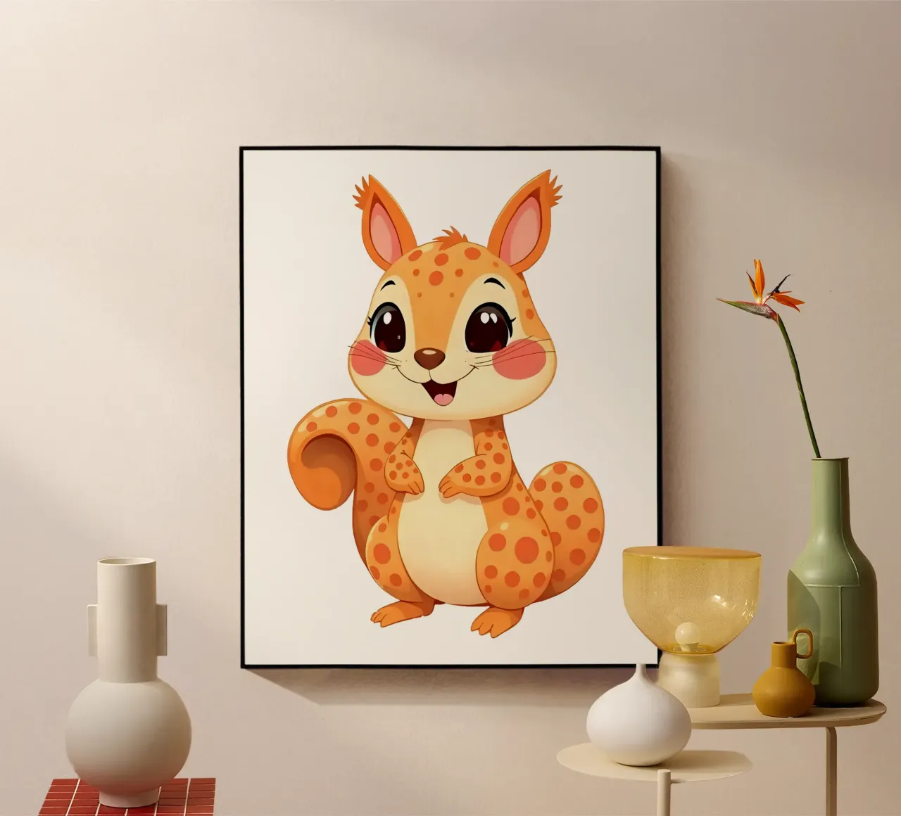 Squirrel_1 plexiglass da Tierisch bunt by LK