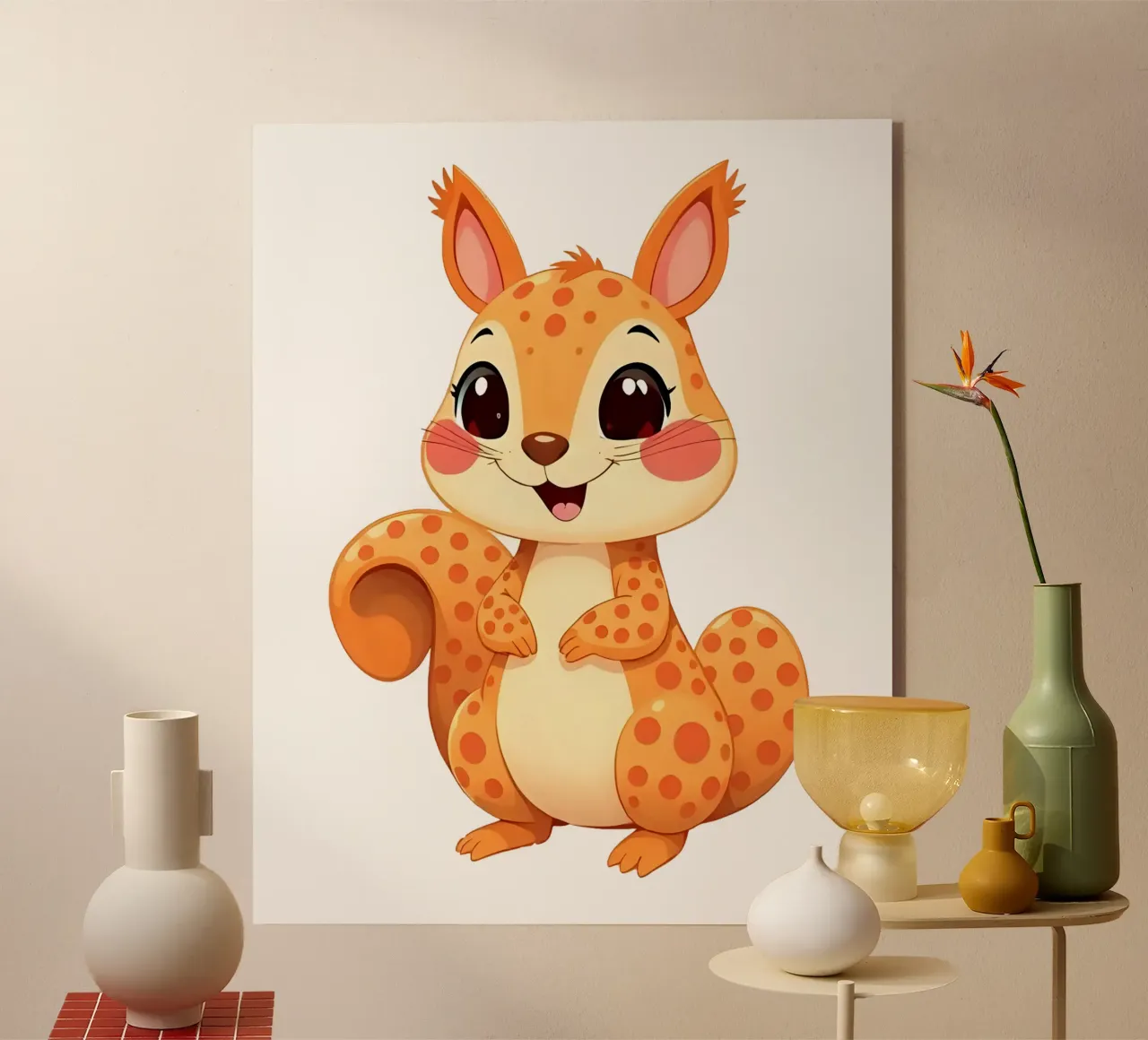 Squirrel_1 plexiglass da Tierisch bunt by LK