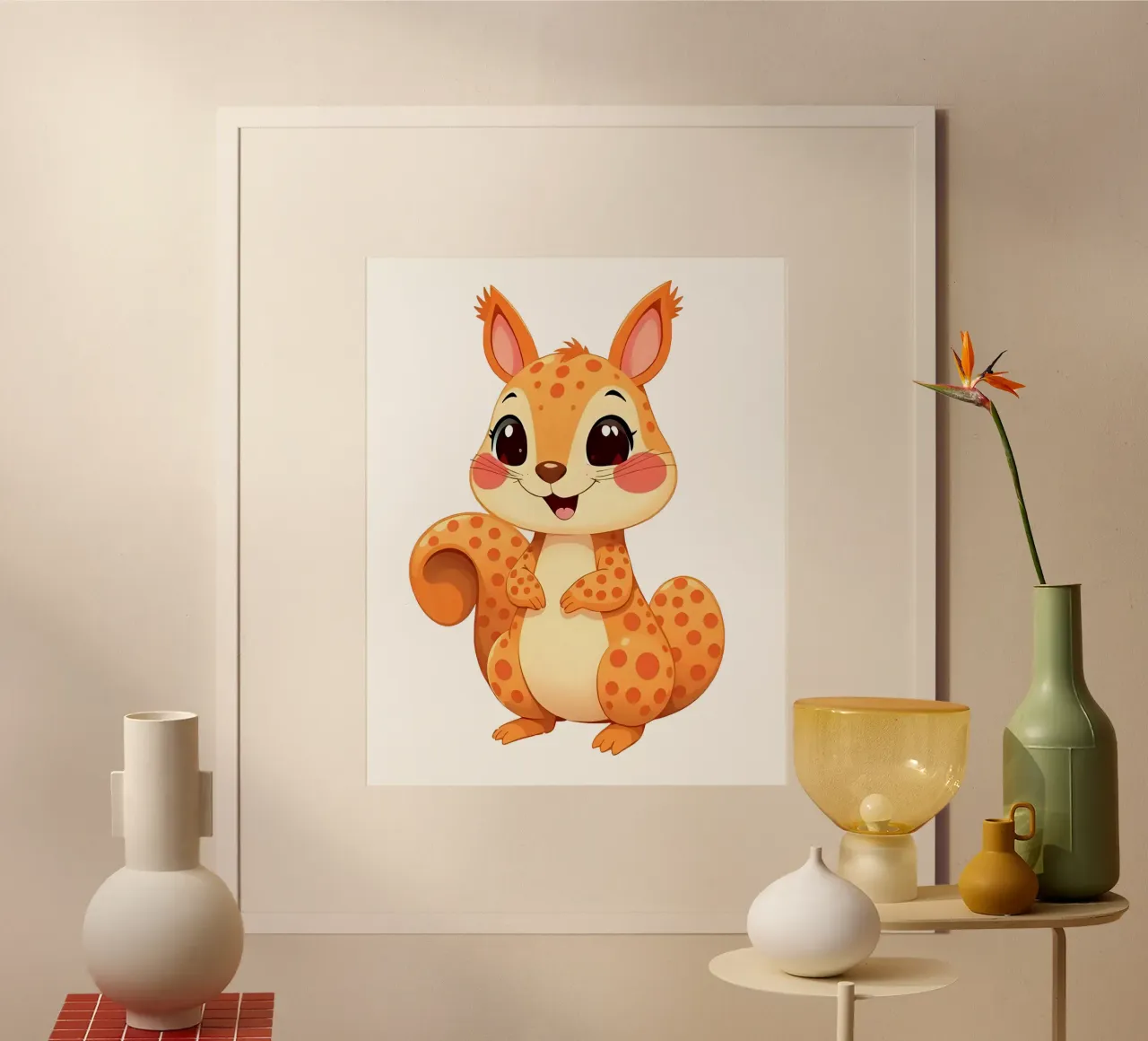 Squirrel_1 poster by Tierisch bunt by LK