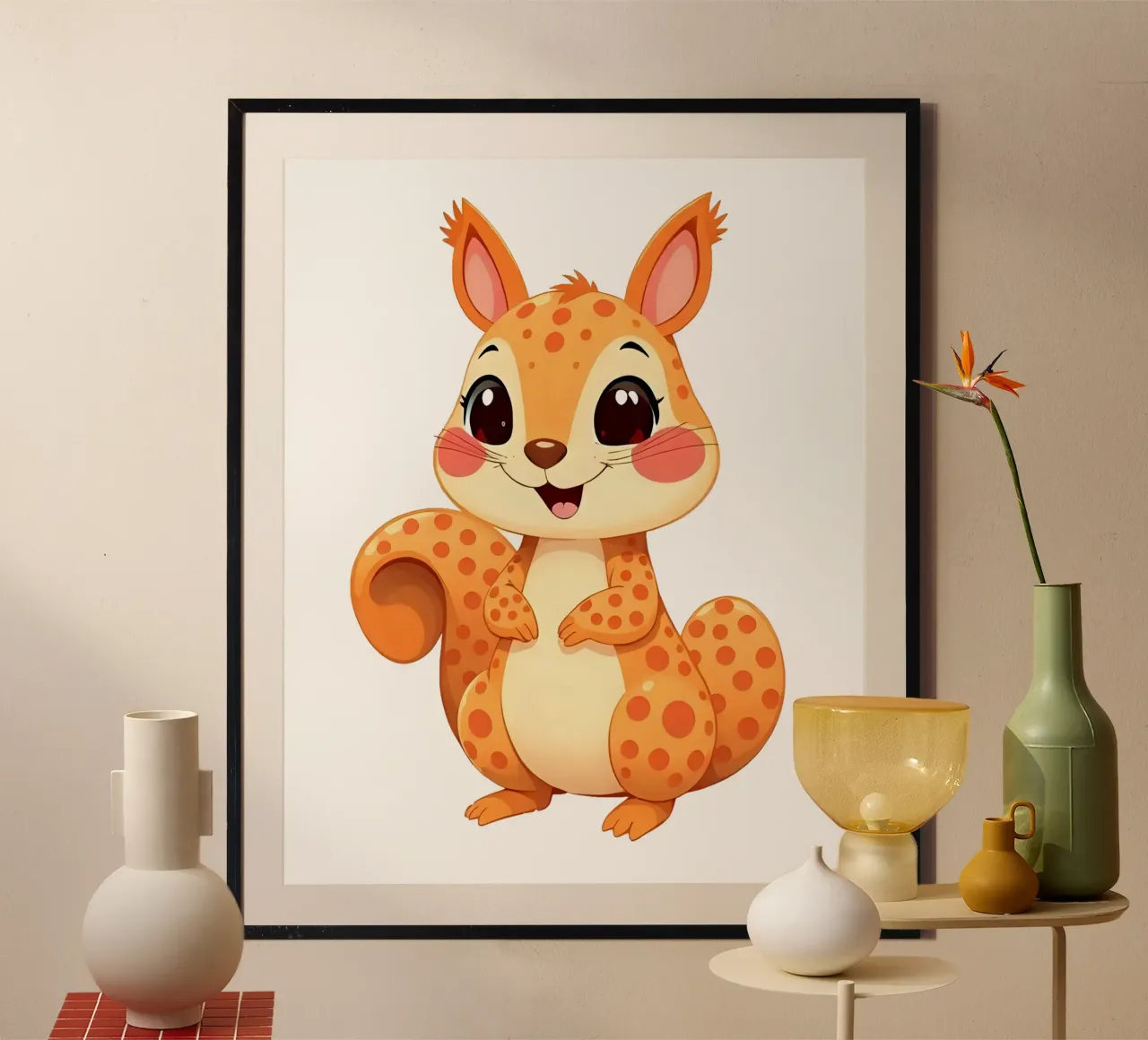 Squirrel_1 poster by Tierisch bunt by LK