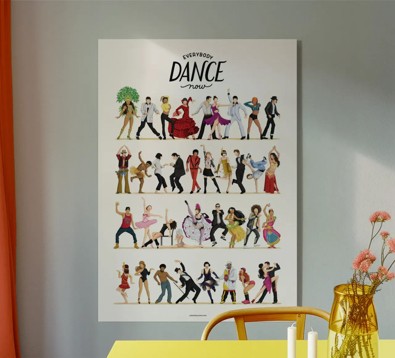 Everybody Dance Now plexiglass da Nour Tohme