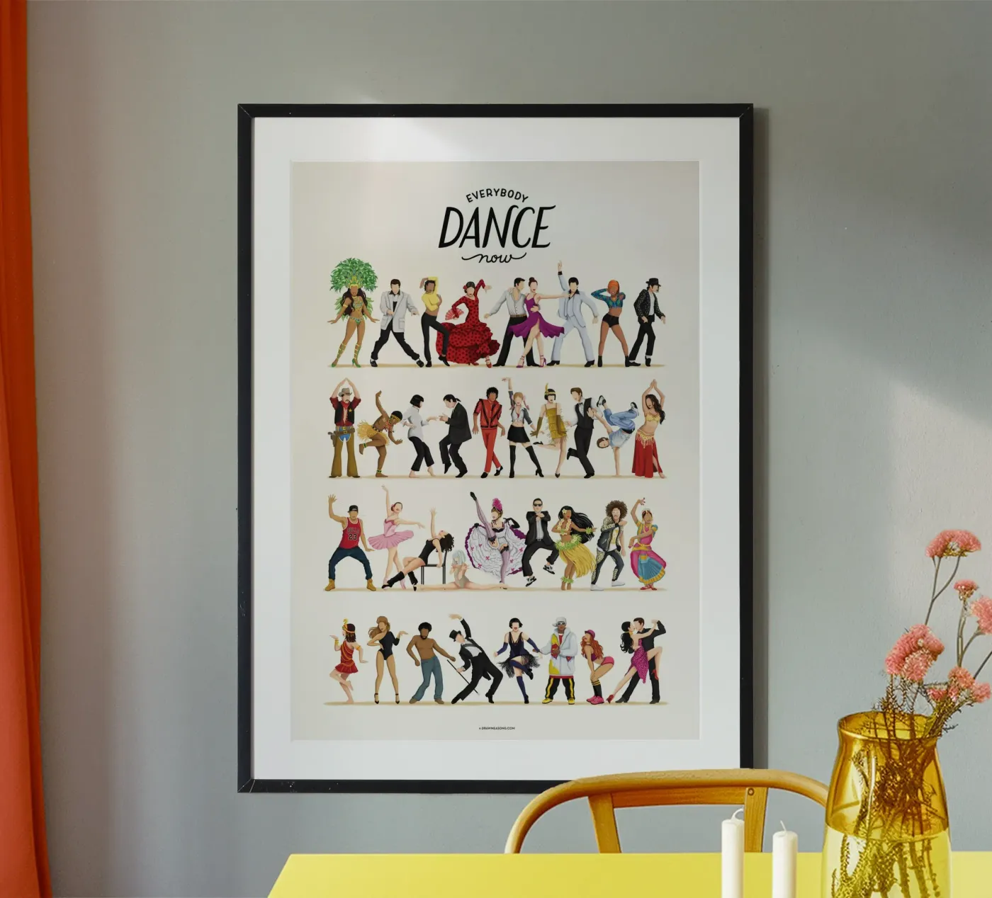 Everybody Dance Now poster da Nour Tohme