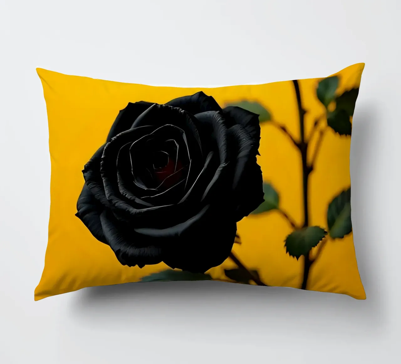 Rosa_nera_01 cuscino da Farb- und Blütenzauber by LK