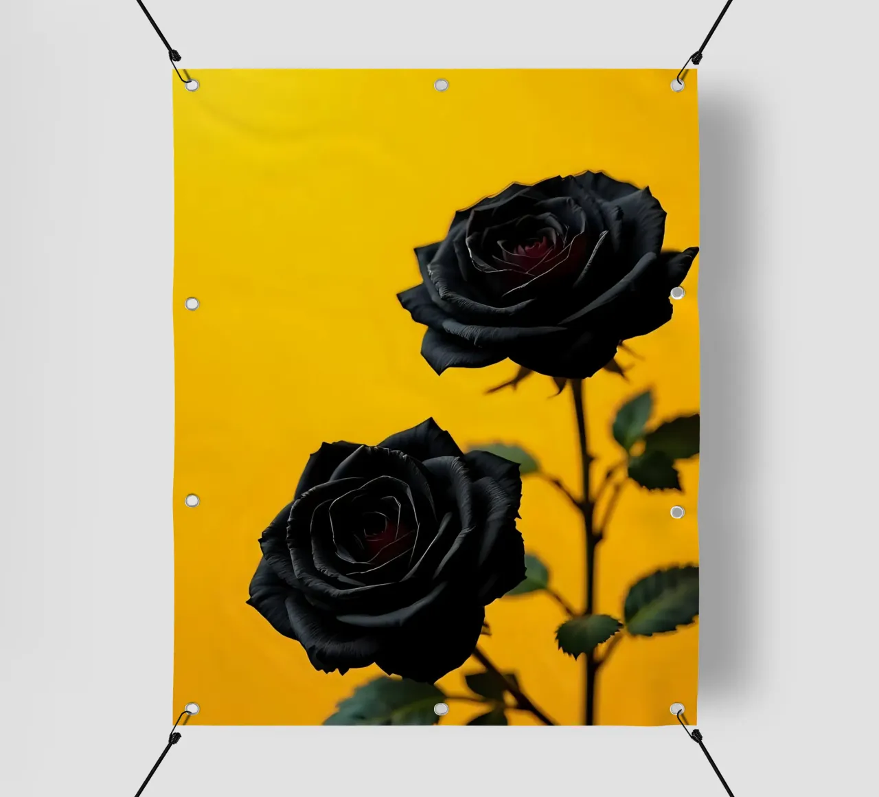 Rosa_nera_01 telo in pvc da Farb- und Blütenzauber by LK