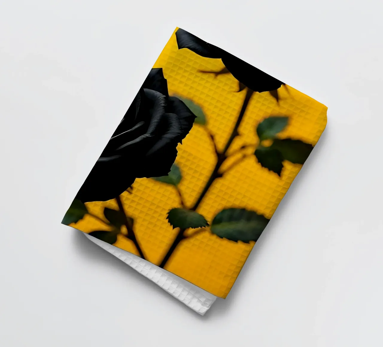 Rosa_nera_01 canovaccio da cucina da Farb- und Blütenzauber by LK