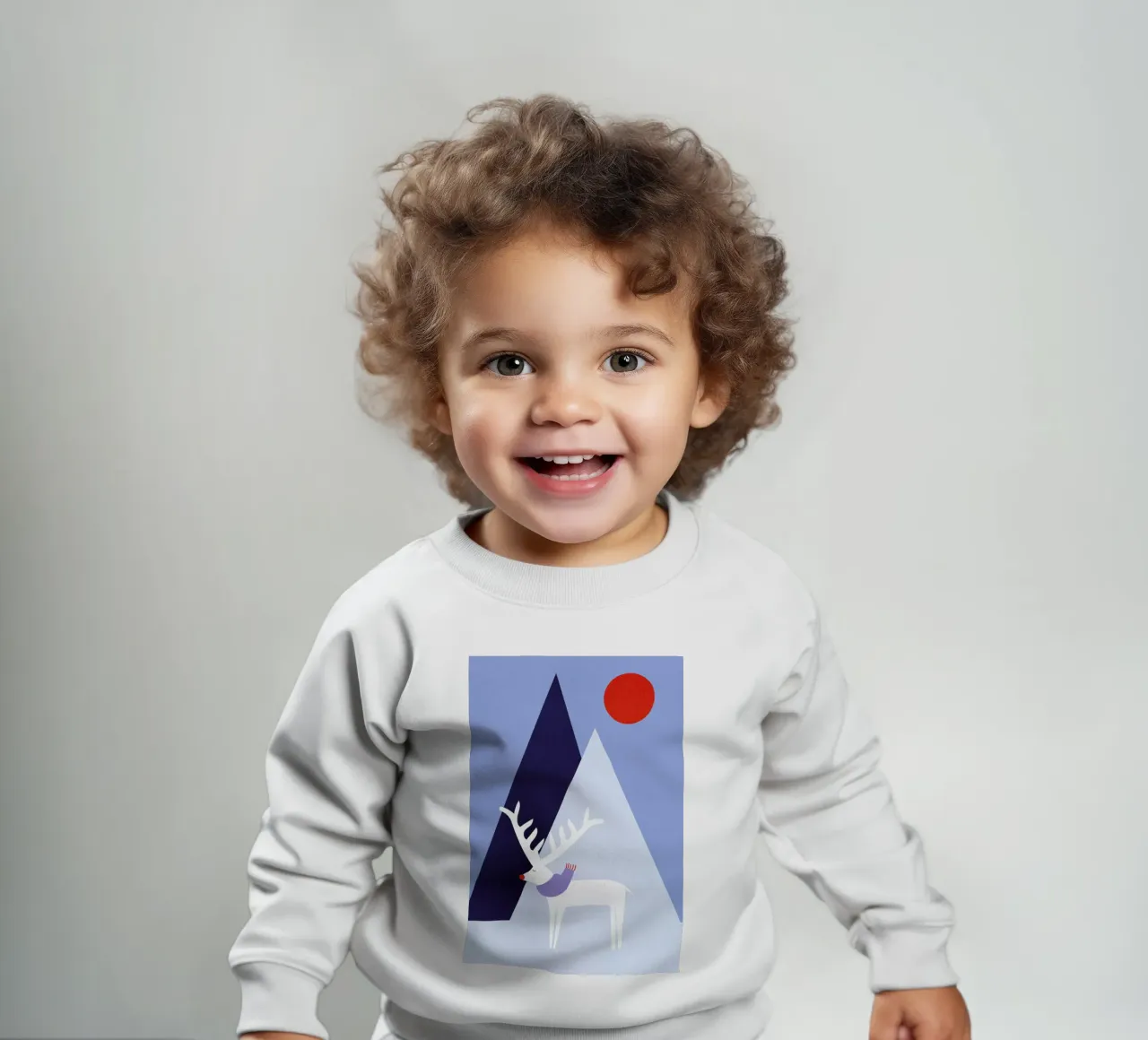 Rudolph felpa neonato da Little Flourishes