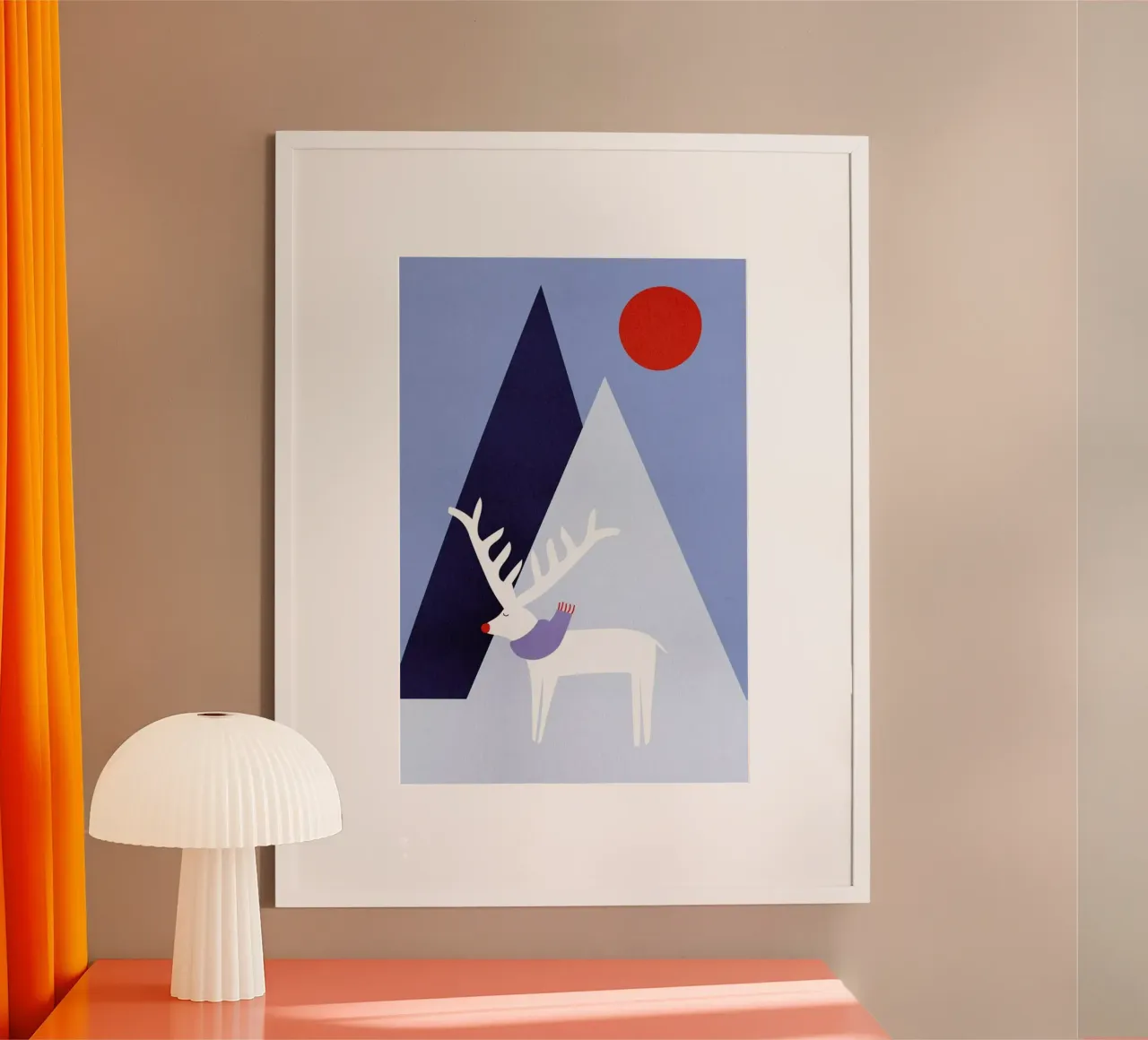 Rudolph poster da Little Flourishes