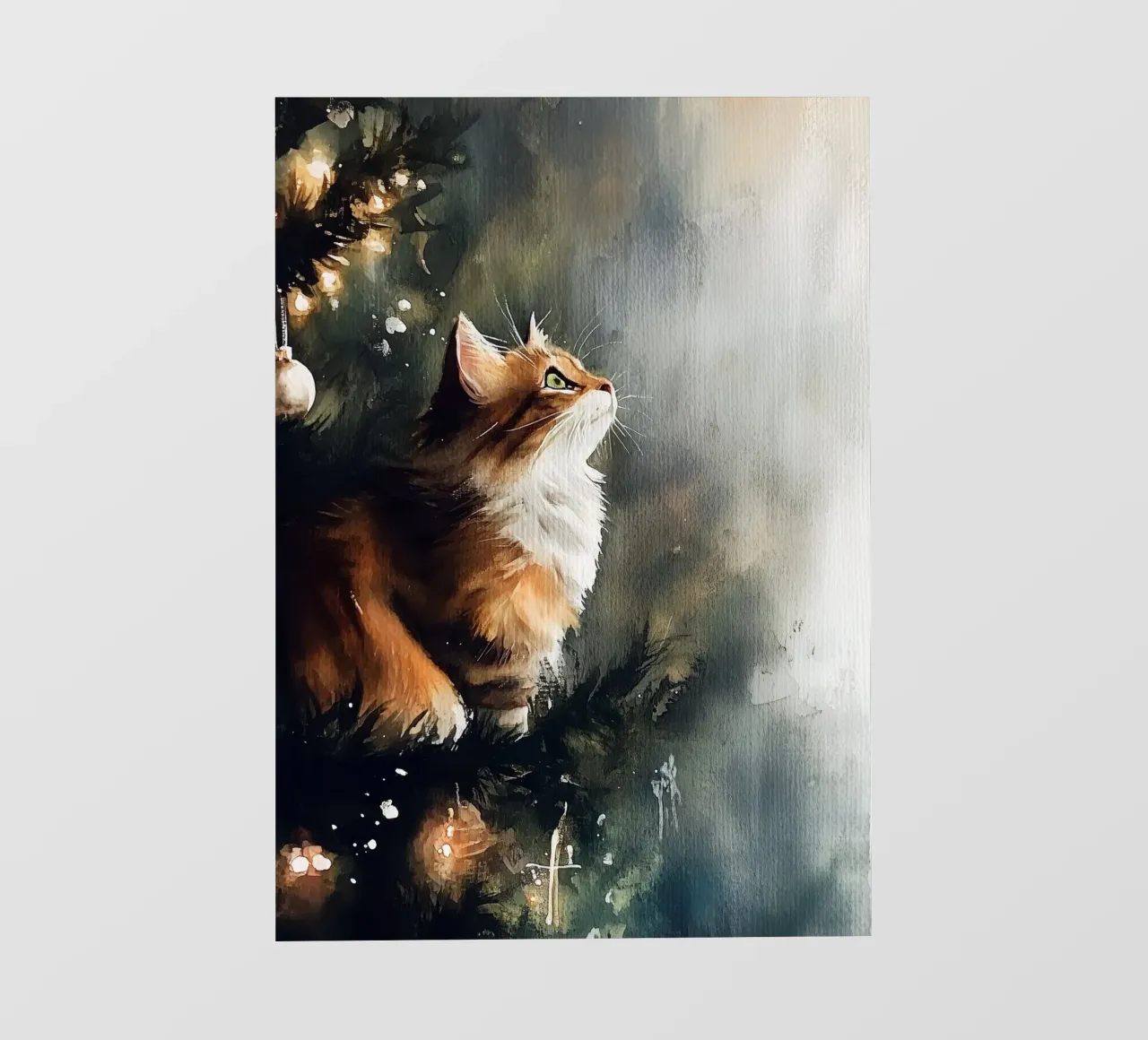 I gatti amano l'albero di Natale 9 pellicola backlit da Justyna Jaszke JBJart