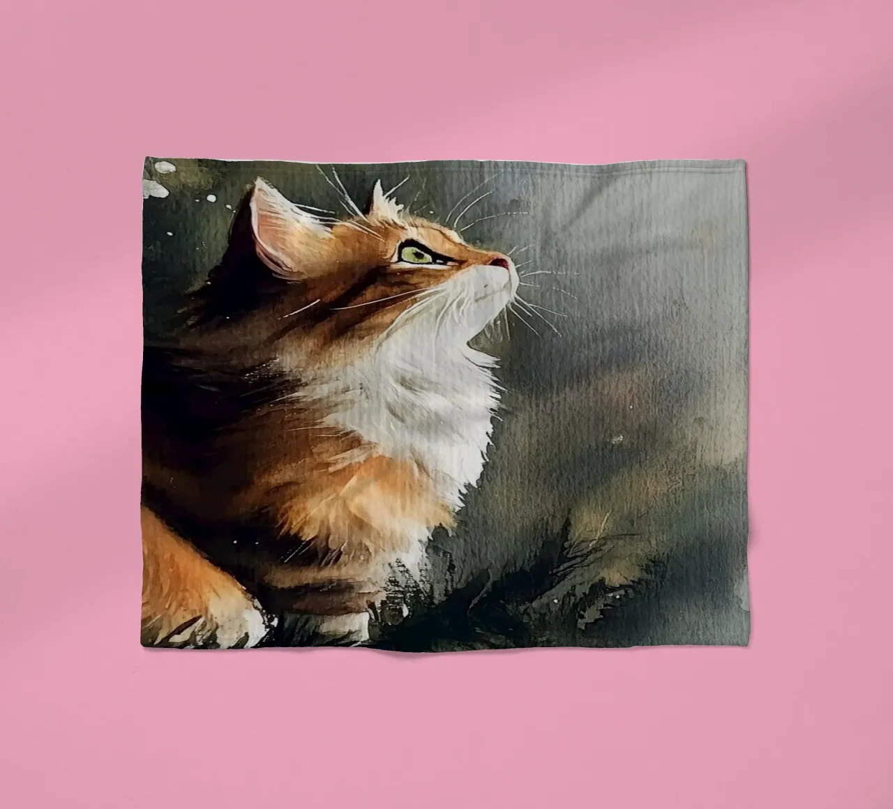 I gatti amano l'albero di Natale 9 coperta in pile da Justyna Jaszke JBJart