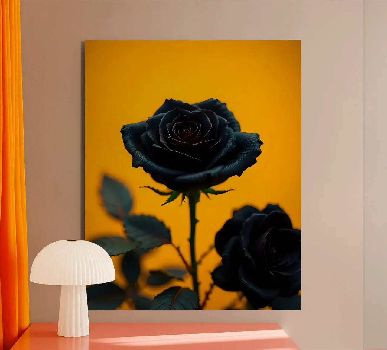Rosa_nera_02 alluminio dibond da Farb- und Blütenzauber by LK