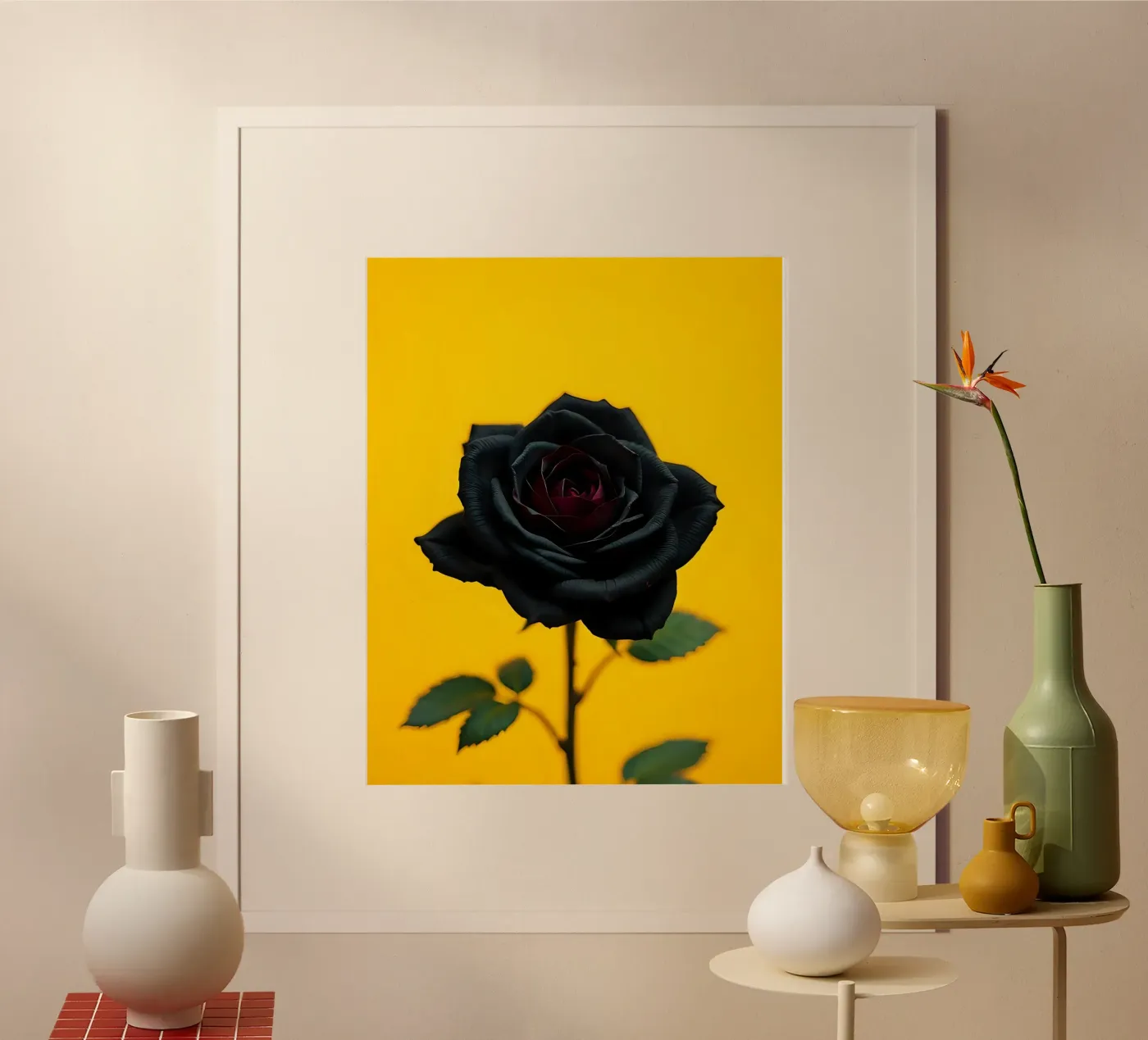 Rosa_nera_03 poster da Farb- und Blütenzauber by LK