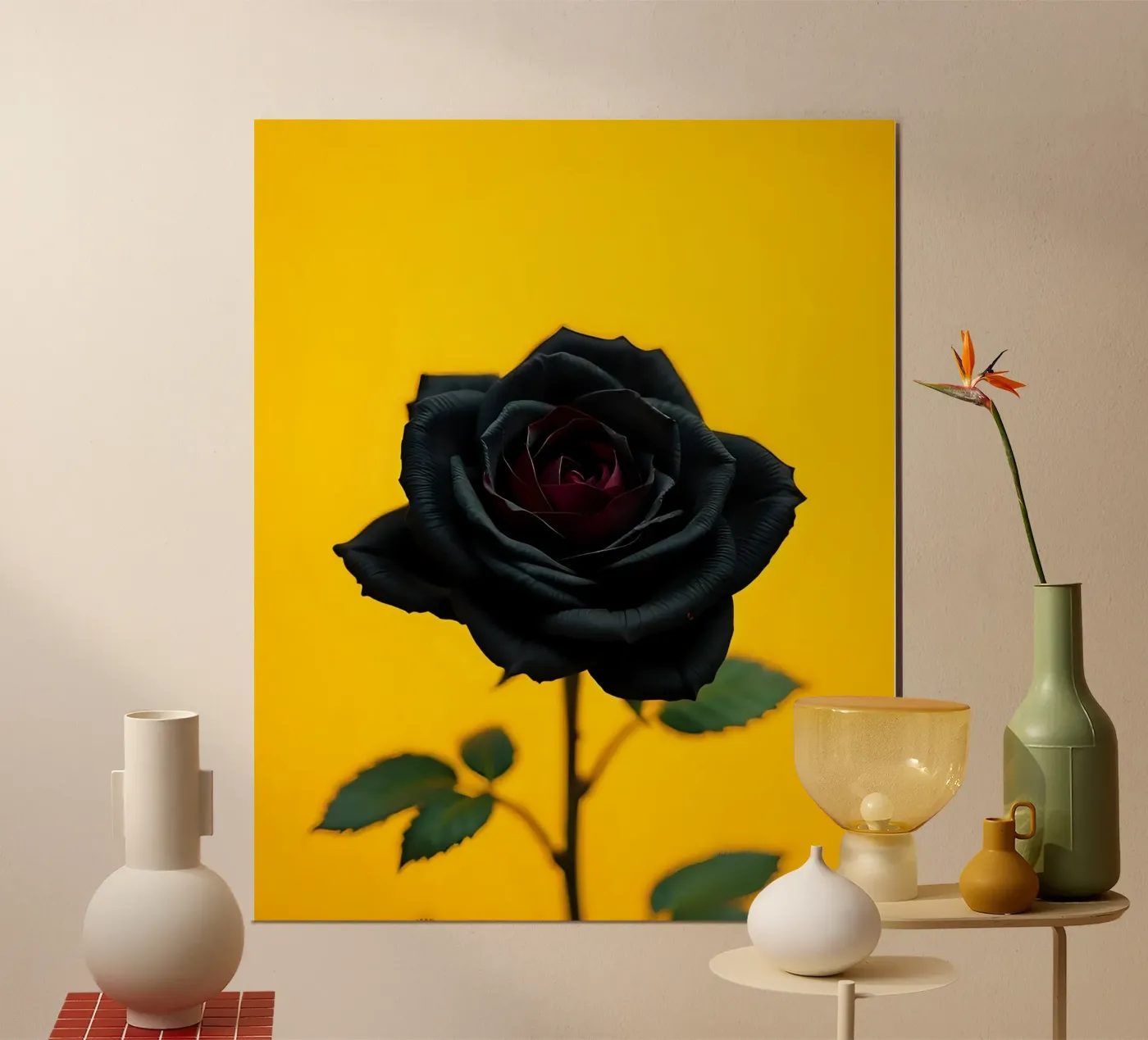 Rosa_nera_03 poster da Farb- und Blütenzauber by LK