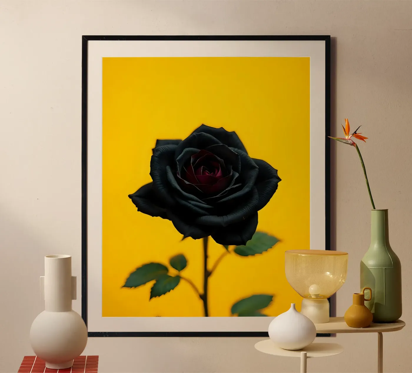 Rosa_nera_03 poster da Farb- und Blütenzauber by LK