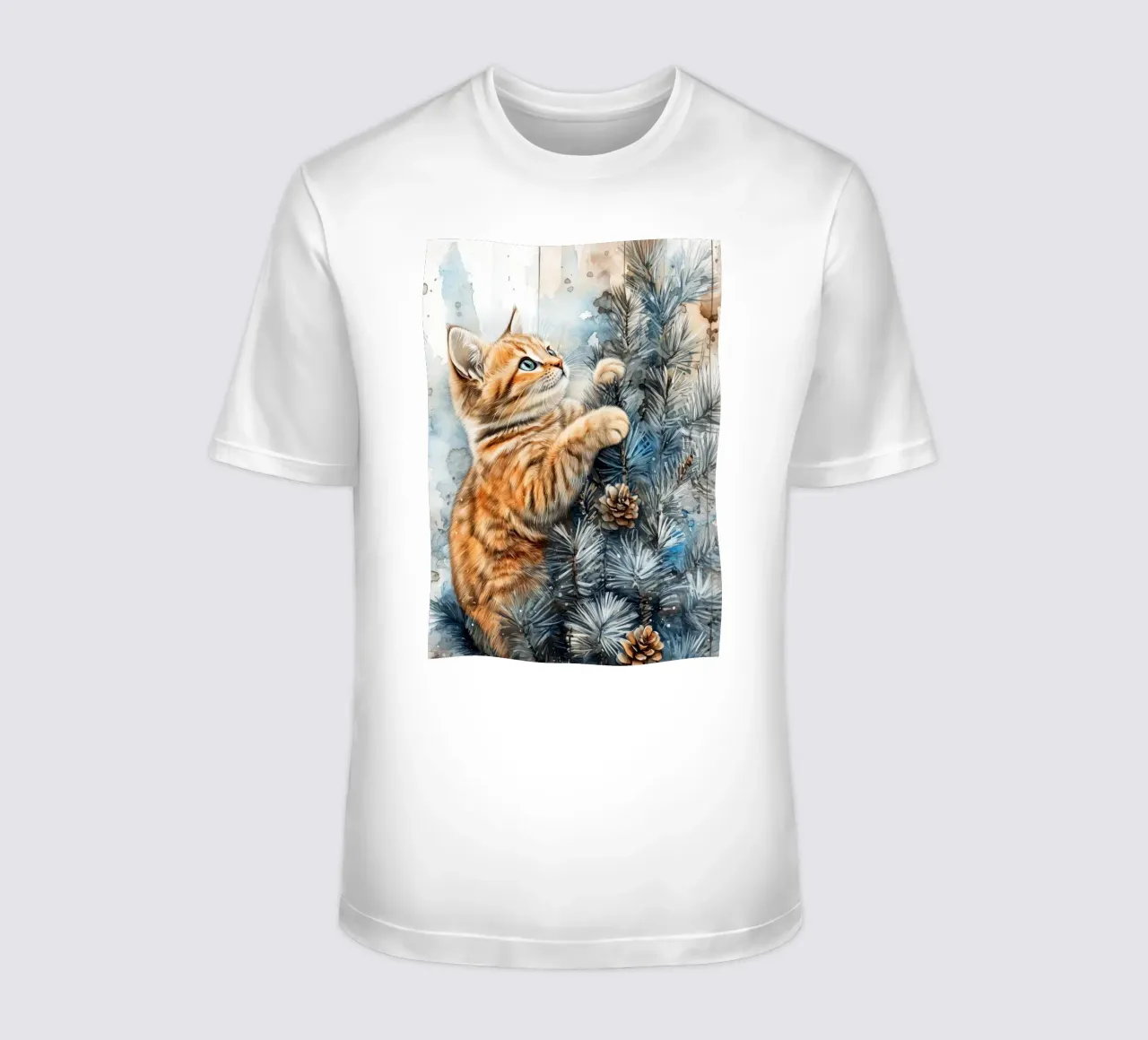 I gatti amano l'albero di Natale 10 t-shirt da Justyna Jaszke JBJart