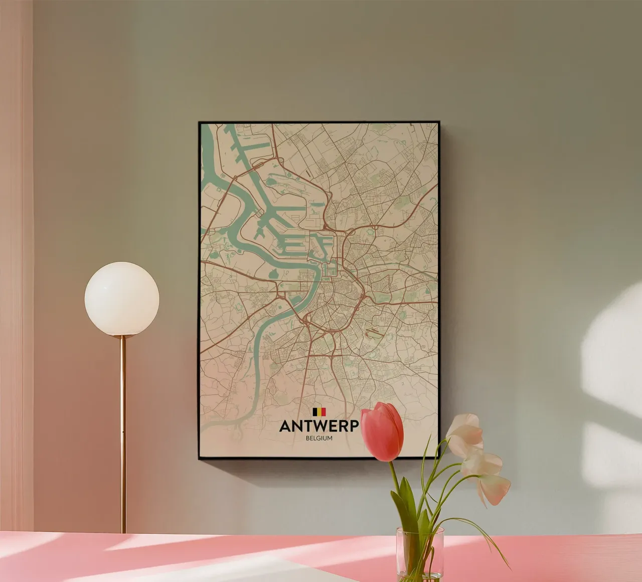 Antwerpen BE Acryl-Glas von Jacob W MICKELSON