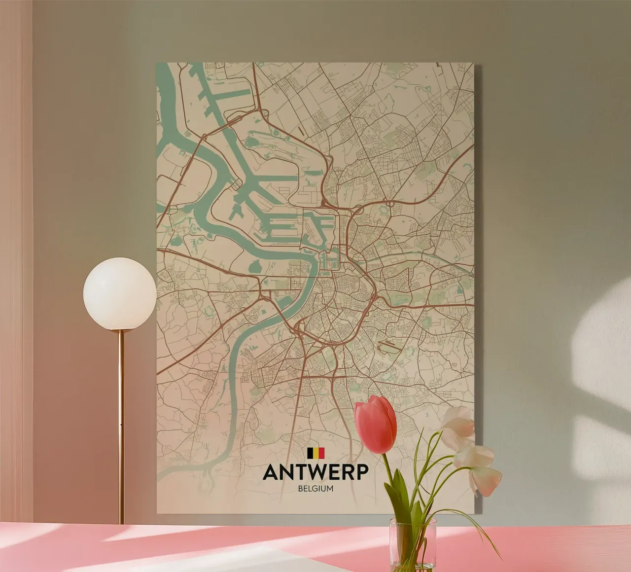 Antwerpen BE Acryl-Glas von Jacob W MICKELSON