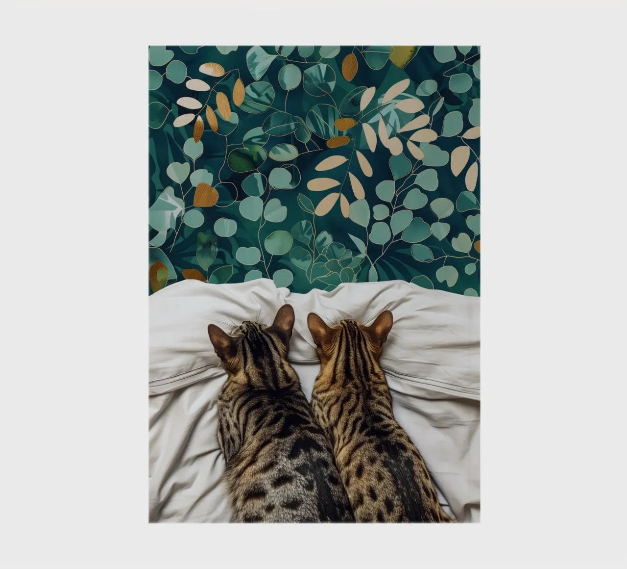 Deux chats carnet de notes de Justyna Jaszke JBJart
