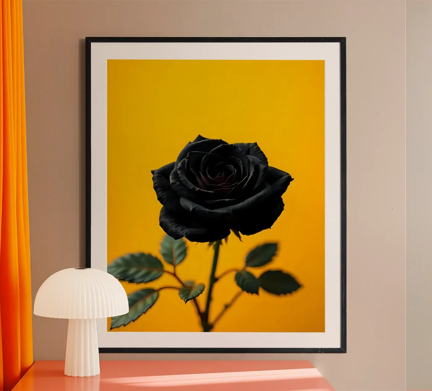 Rosa_nera_04 poster da Farb- und Blütenzauber by LK