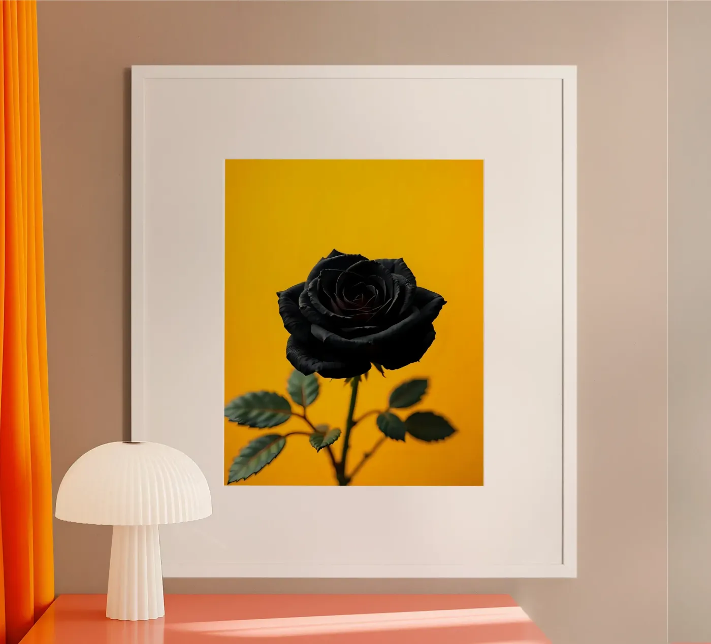 Rosa_nera_04 poster da Farb- und Blütenzauber by LK