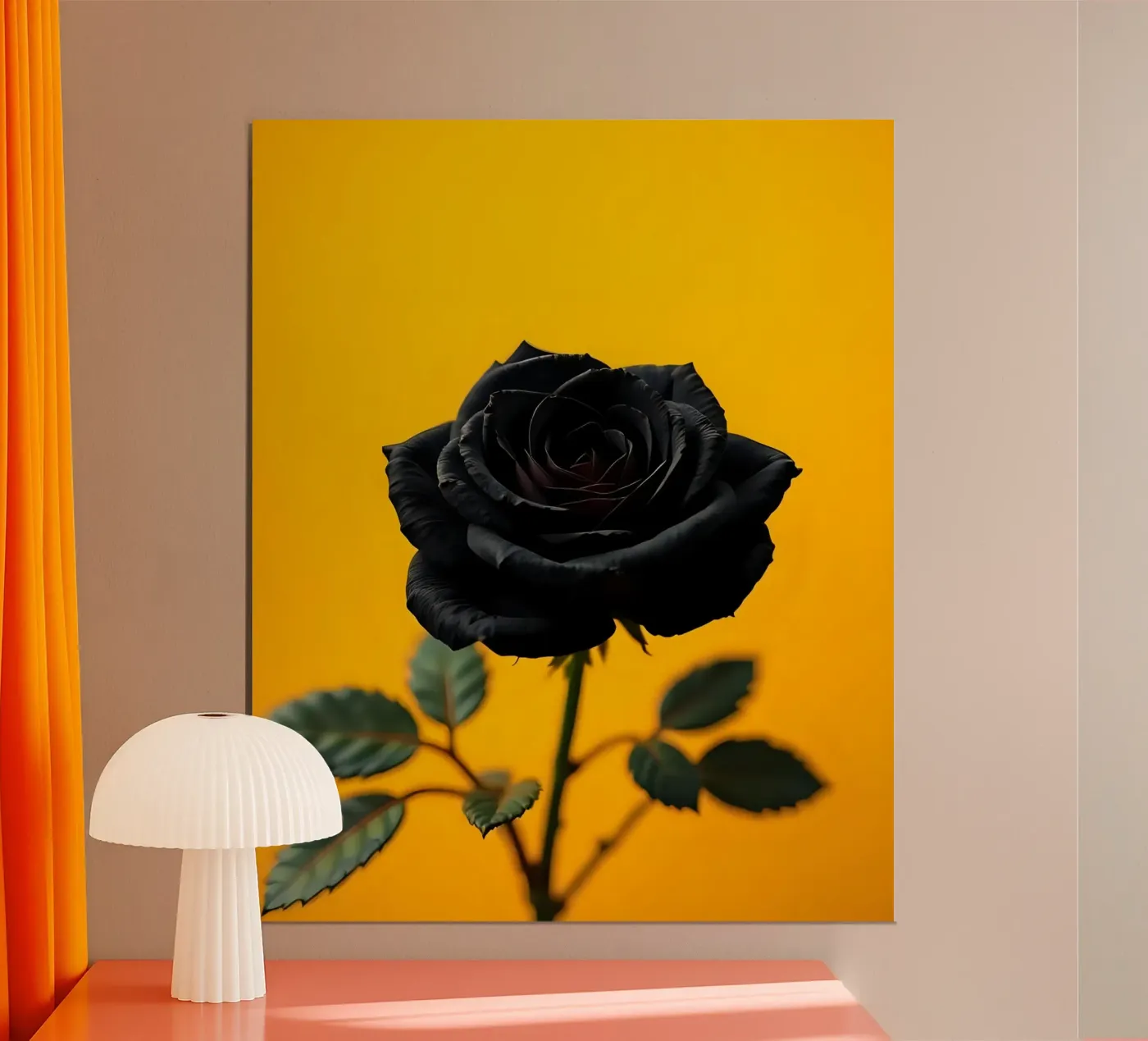 Rosa_nera_04 poster da Farb- und Blütenzauber by LK