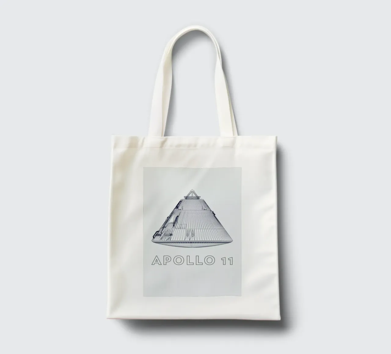 Apollo 11 3 borsa in juta da Marc Schulthess