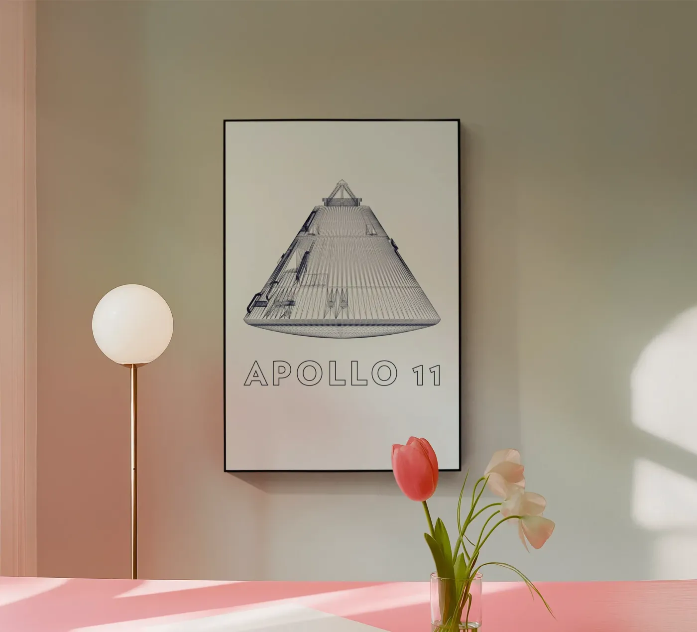 Apollo 11 3 Acryl-Glas von Marc Schulthess