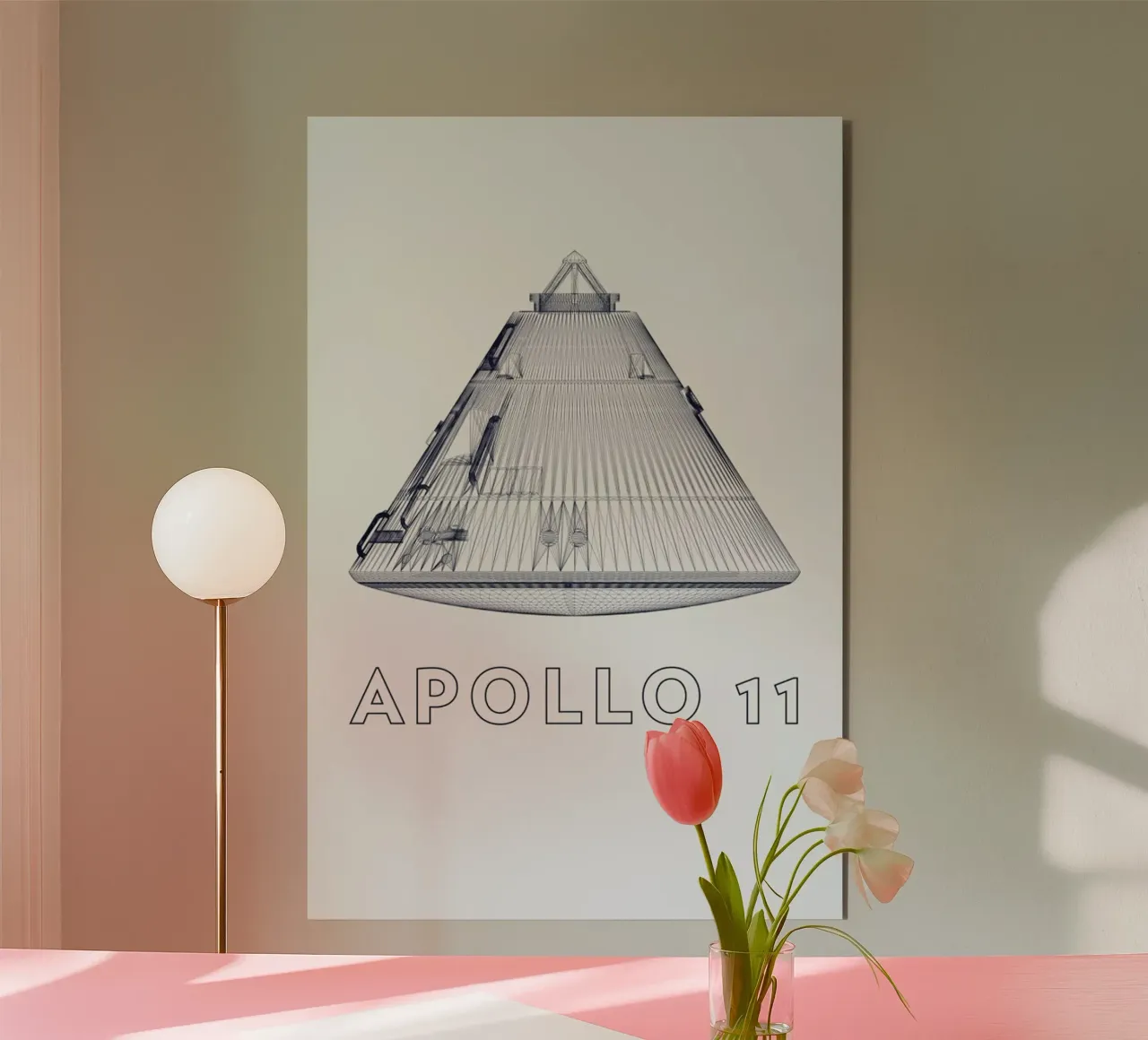 Apollo 11 3 alluminio dibond da Marc Schulthess