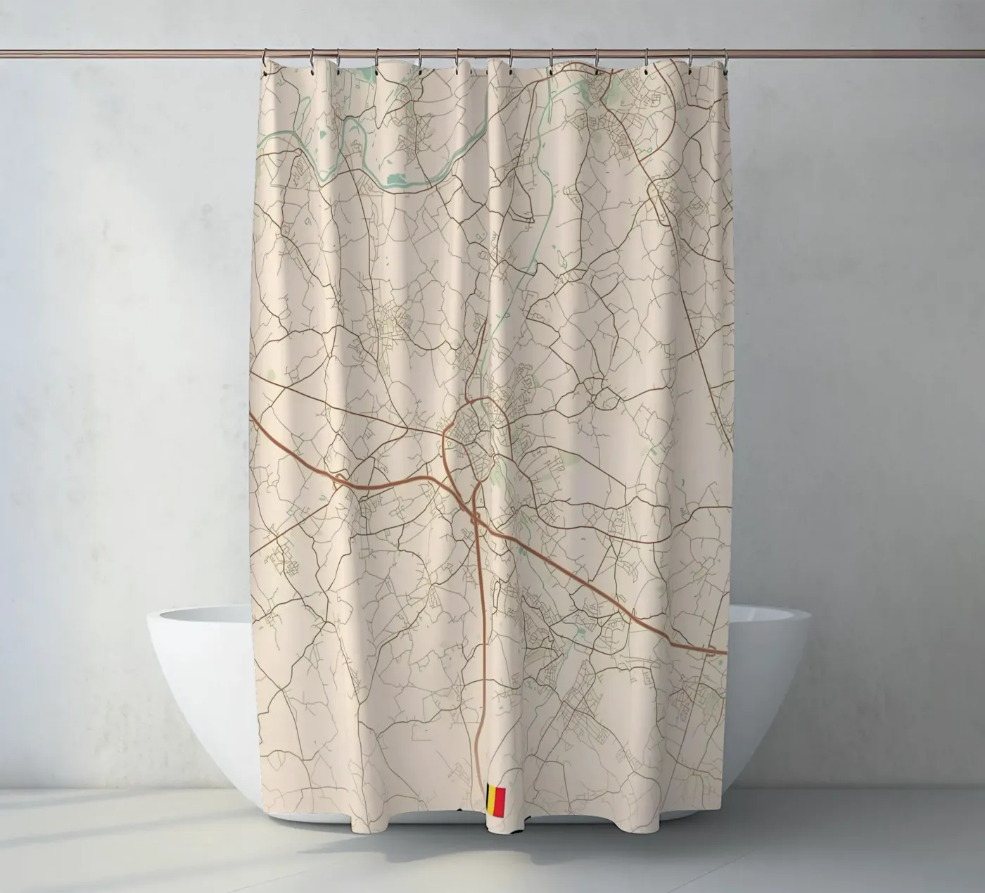 Aalst BE Duschvorhang von Jacob W MICKELSON