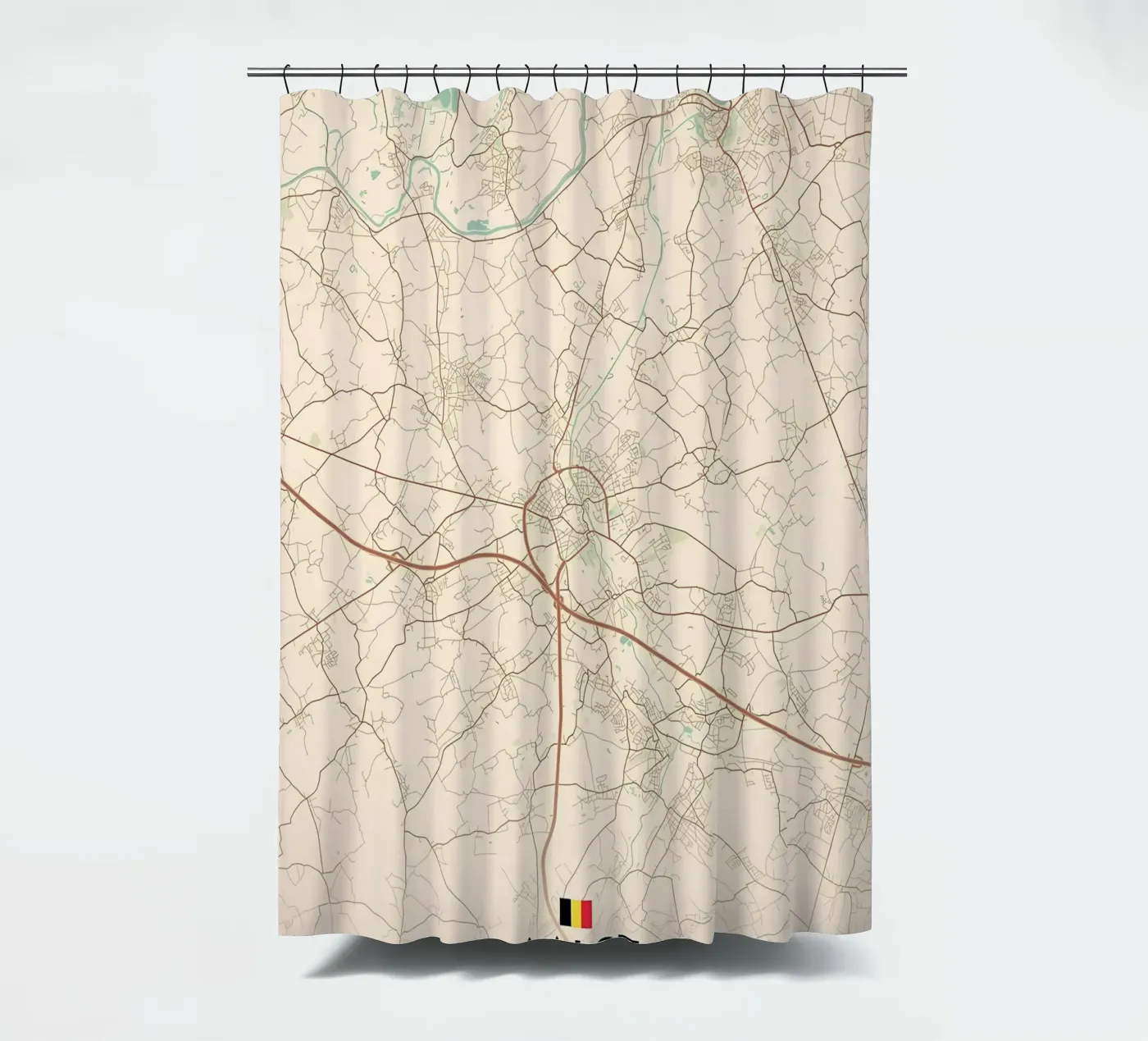 Aalst BE Duschvorhang von Jacob W MICKELSON