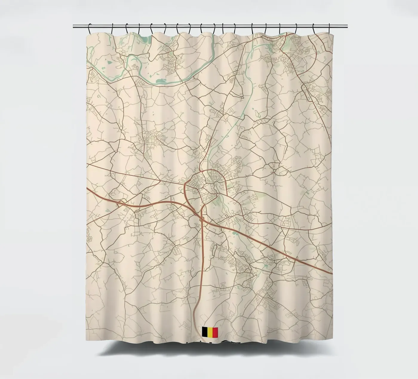 Aalst BE Duschvorhang von Jacob W MICKELSON